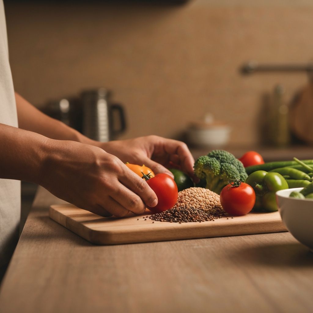 Préparation d'un repas équilibré